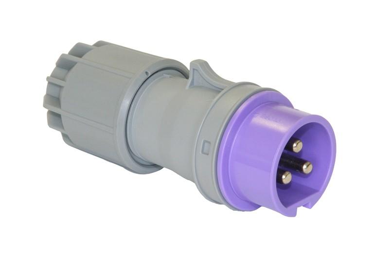 PCE Contactstop CEE 16A - 24V 2P - IP44 - paars